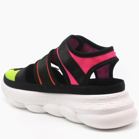 Last Size 7🖤Multi Triple Closure Platform Sneaker - Picture 6 of 6